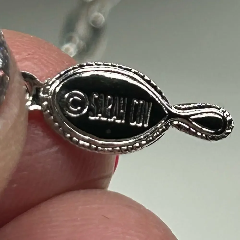 Sarah‎ Coventry Vintage Adjustable Chandelier Pendant Necklace 60s Costume